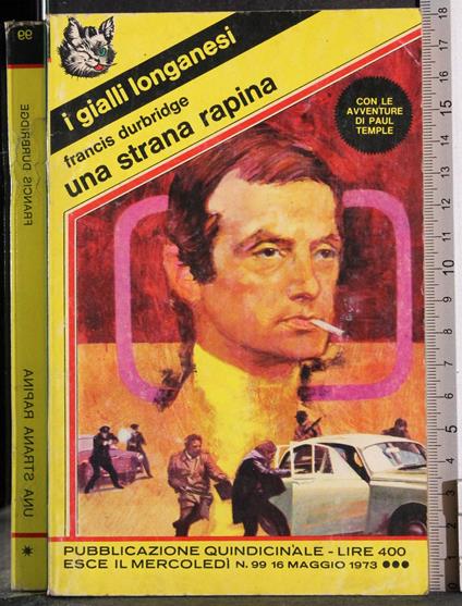 Una strana rapina - Francis Durbridge - copertina