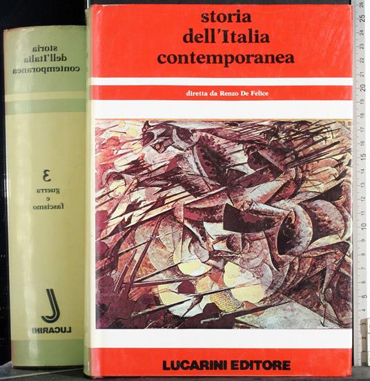 Storia dell'Italia contemporanea. Vol 3 - Renzo De Felice - copertina