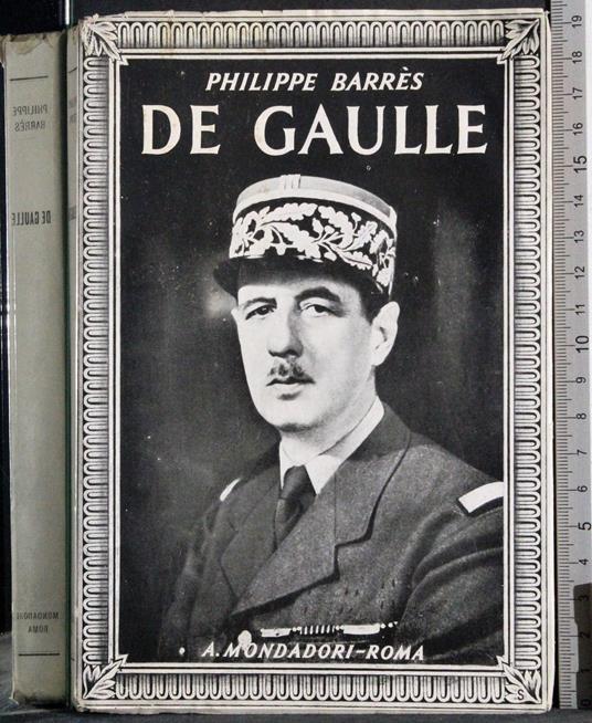 De gaulle - Philippe Barrès - copertina