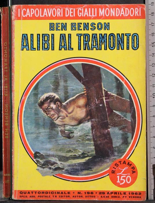 Alibi al trmonto - Ben Benson - copertina