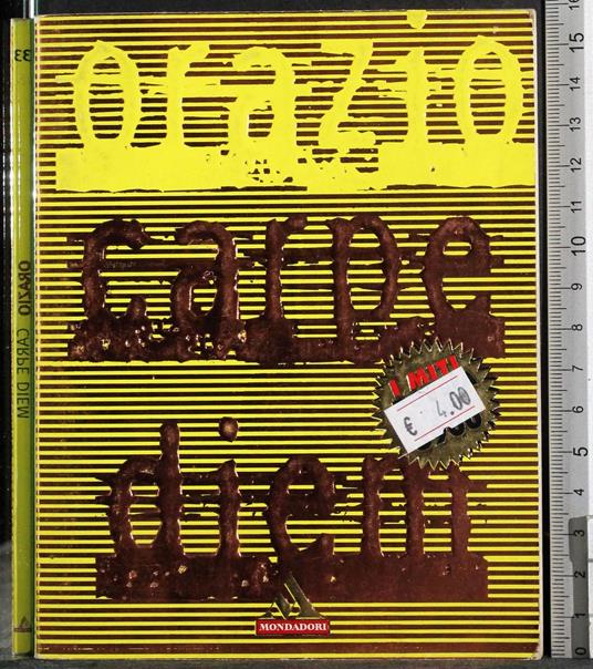 Carpe Diem - Orazio - copertina