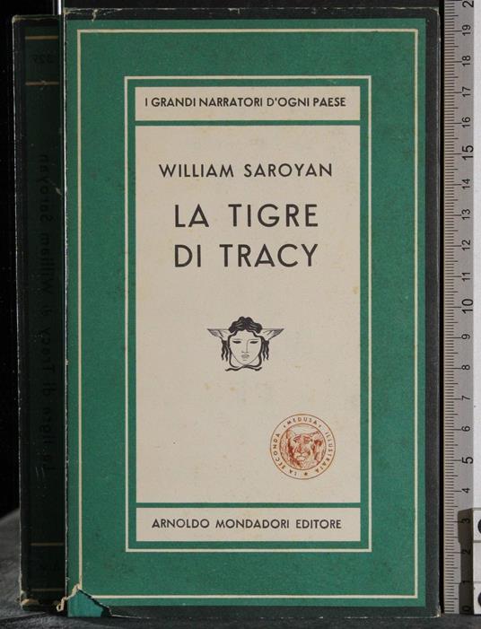 tigr di tracy - William Saroyan - copertina