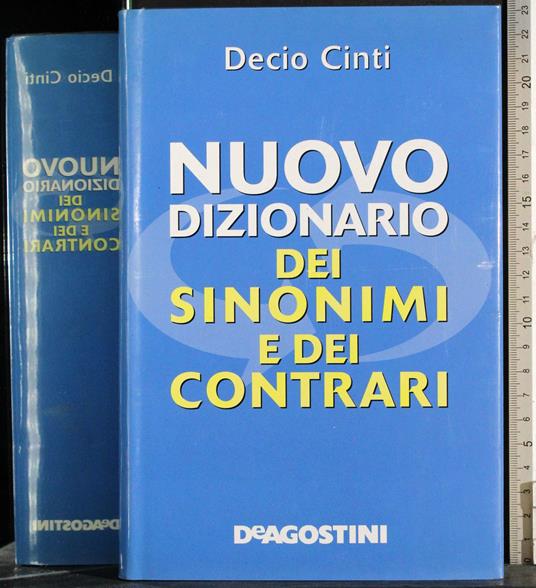 Nuovo dizionario dei sinonimi - Decio Cinti - copertina