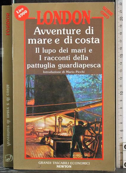 Avventure di mare e di costa - Jack London - copertina