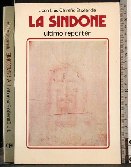 sindone. Ultimo reporter - copertina