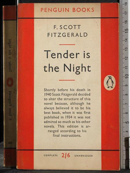 Tender is the night - copertina