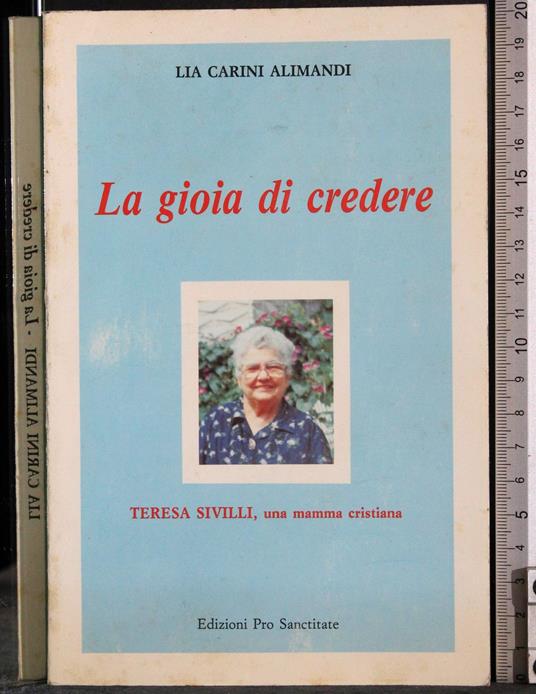 gioia di credere - Lia Carini Alimandi - copertina