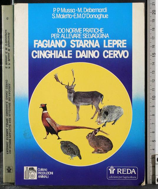 100 norme pratiche per allevare selvaggina - copertina