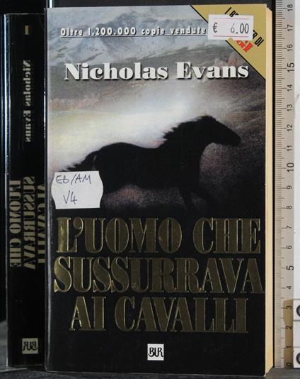 L' uomo che sussurrava ai cavalli - Nicholas Evans - copertina