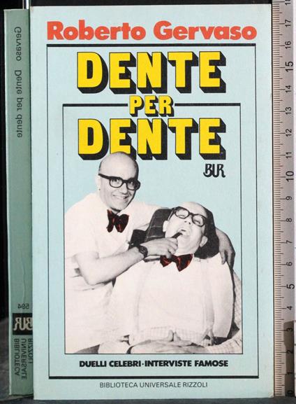 Dente per dente - Roberto Gervaso - copertina