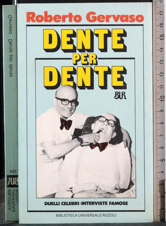 Dente per dente - Roberto Gervaso - copertina