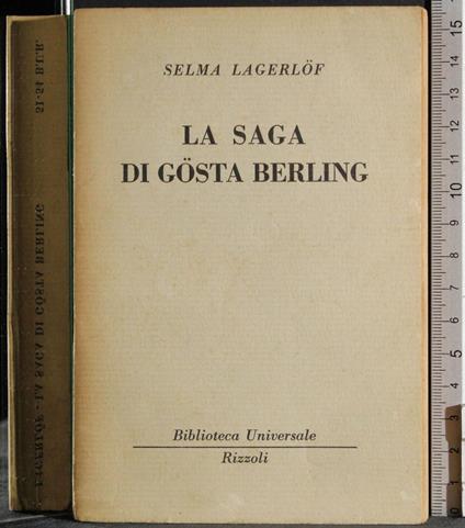 saga di Gosta Berling - Selma Lagerlof - copertina