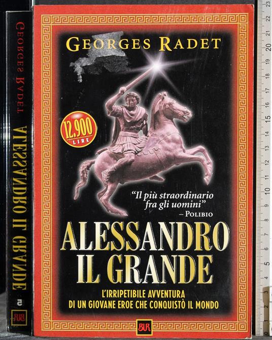 Alessandro il grande - Georges Radet - copertina
