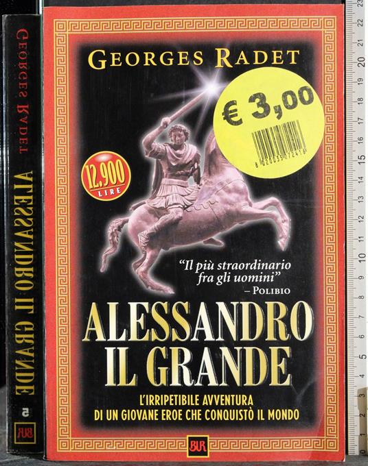 Alessandro il grande - Georges Radet - copertina