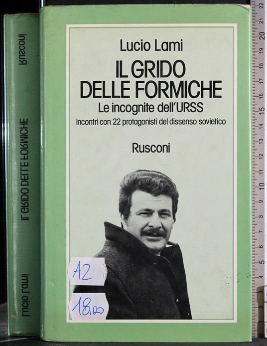 Il grido delle formiche - Lucio Lami - copertina