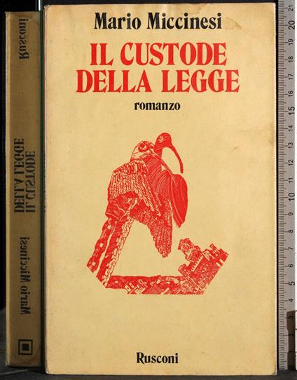Il custode della legge - Mario Miccinesi - copertina