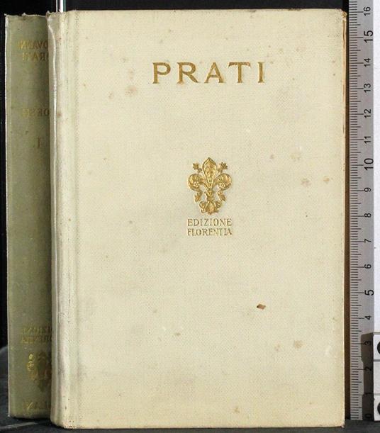 Poesie. Vol 1 - Giovanni Prati - copertina