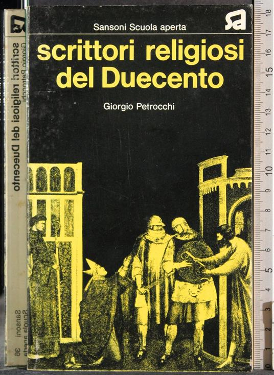 Scrittori religiosi del duecento - Giorgio Petrocchi - copertina