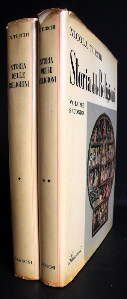 Storia delle religioni Vol 1-2 - Nicola Turchi - copertina
