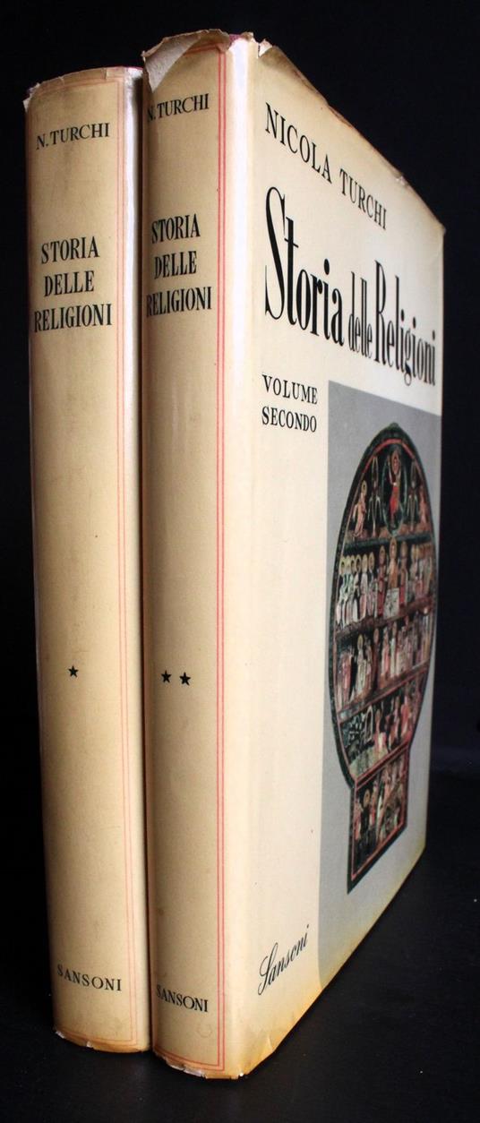 Storia delle religioni Vol 1-2 - Nicola Turchi - copertina