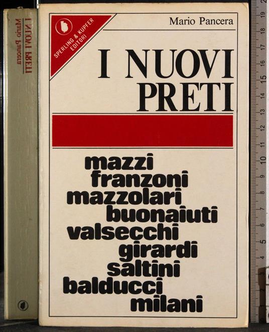 I nuovi preti - Mario Pancera - copertina