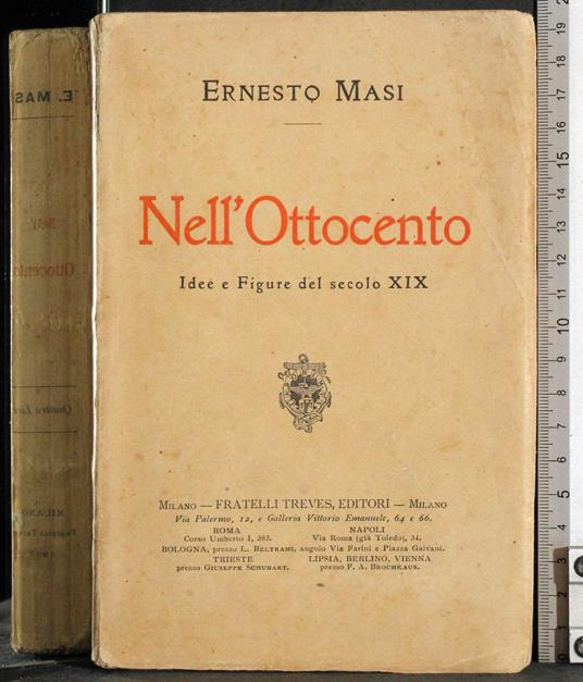Nell'Ottocento - Ernesto Masi - copertina