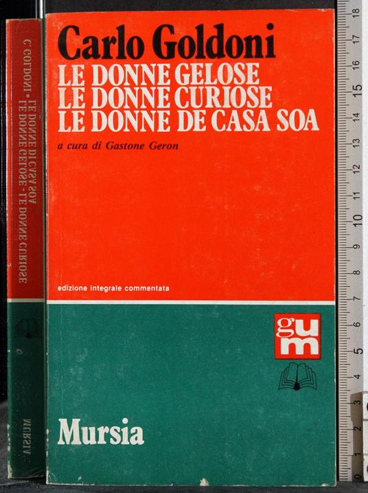 Le donne gelose, le donne curiose - Carlo Goldoni - copertina