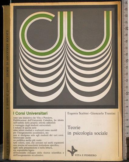 Teorie in psicologia sociale - copertina