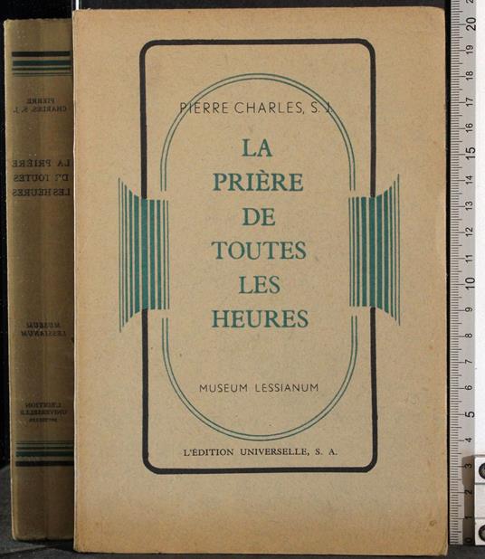 priere de toutes les heures - copertina