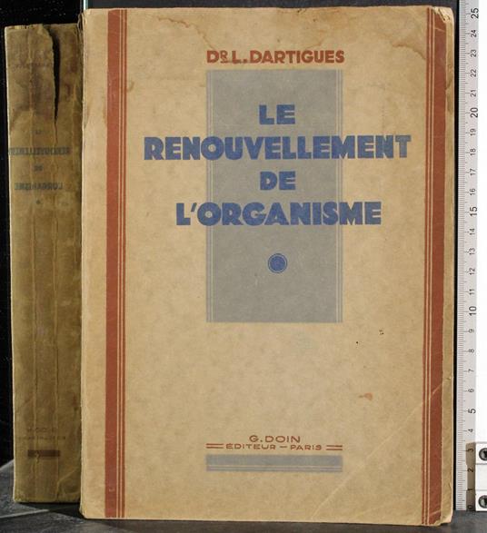 Le renouvellement de l'organisme - copertina