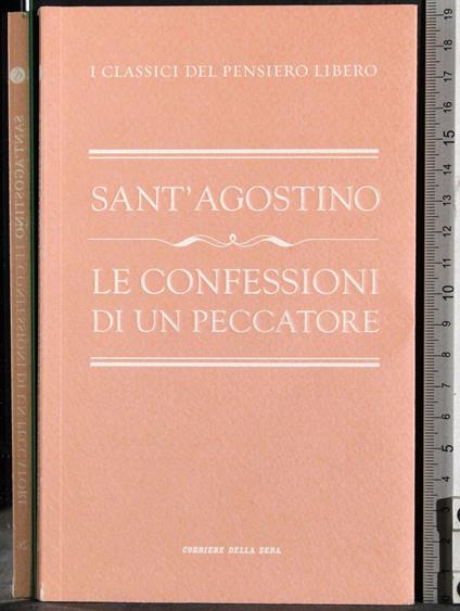 Le confessioni di un peccatore - Agostino (sant') - copertina
