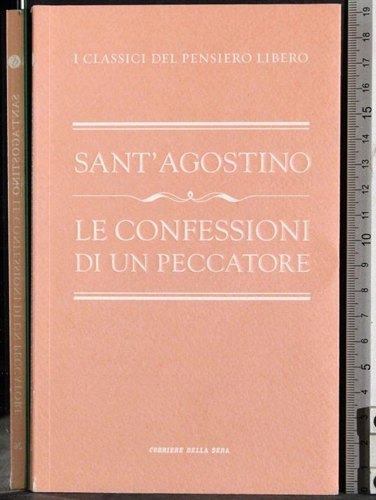 Le confessioni di un peccatore - Agostino (sant') - copertina