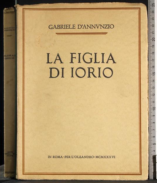 figlia di Iorio - Gabriele D'Annunzio - copertina
