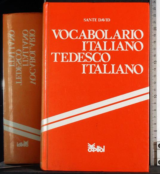 Vocabolario Italiano Tedesco Italiano - Sante David - copertina