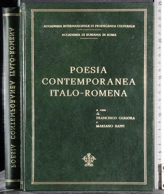 Poesia contemporanea Italo-Romane - Francesco Gligora - copertina