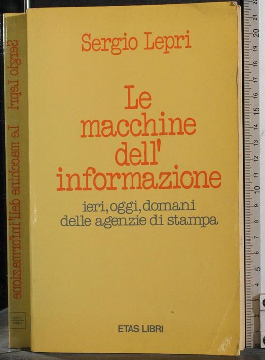 Le macchine dell'informazione - Sergio Lepri - copertina