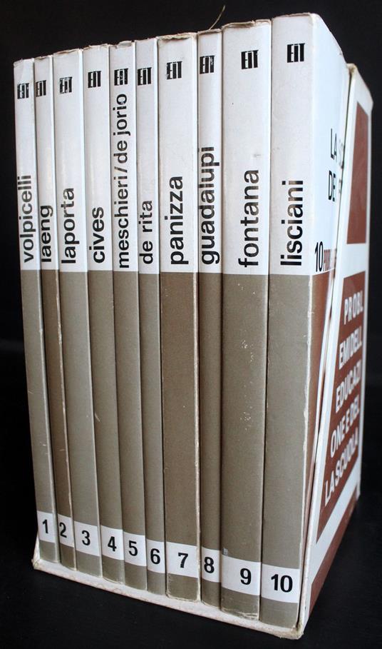 Problemi dell'educazione e della scuola. 10 Volumi - Giuseppe Lisciani - copertina