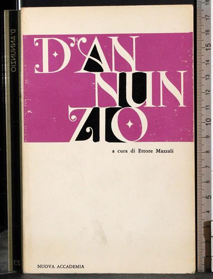 D'Annunzio - Ettore Mazzali - copertina