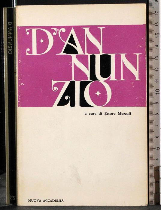 D'Annunzio - Ettore Mazzali - copertina