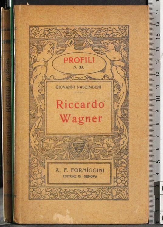 Profili 33. Riccardo Wagner - Giovanni Nascimbeni - copertina