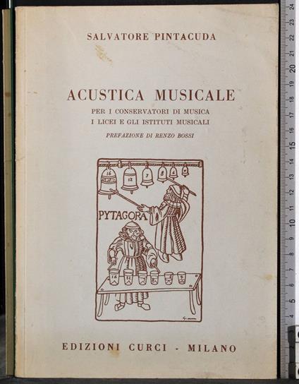 Acustica musicale - Salvatore Pintacuda - copertina