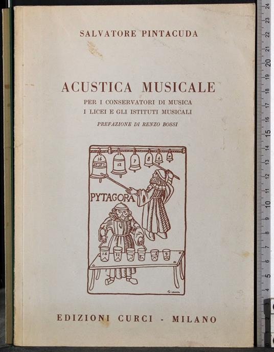 Acustica musicale - Salvatore Pintacuda - copertina