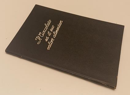 Il Cioccolato Ed Il Suo Valore Alimentare - copertina