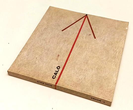 Aldo Calò Opere Recenti - Filiberto Menna - copertina