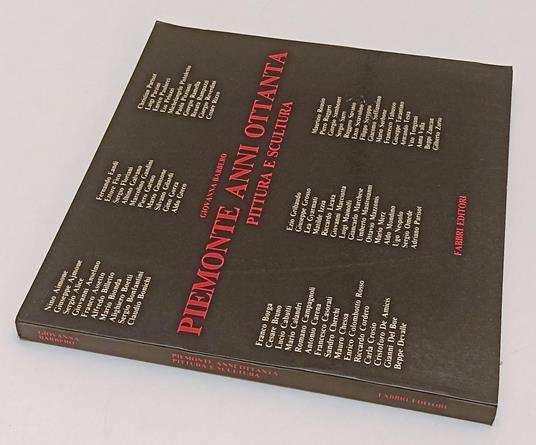 Piemonte Anni Ottanta Pittura E Scultura- Barbero- Fabbri - Giovanna Barbero - copertina