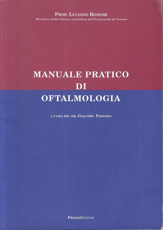 Manuale Pratico Di Oftalmologia - copertina