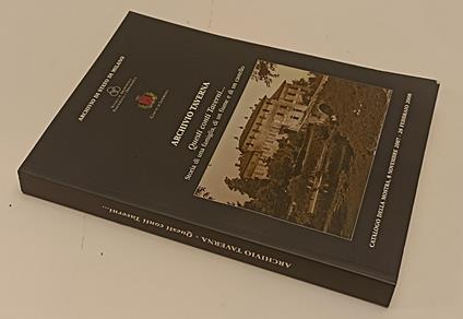 Archivio Taverna Catalogo Mostra - copertina