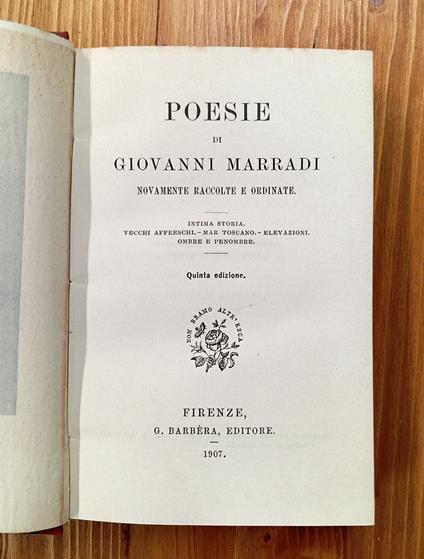 Poesie. Novamente raccolte e ordinate - Giovanni Maurandi - copertina