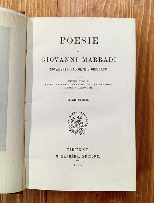 Poesie. Novamente raccolte e ordinate - Giovanni Maurandi - copertina