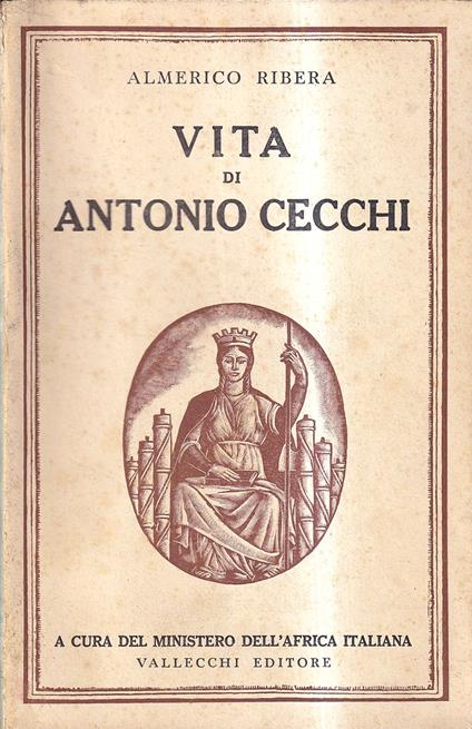 Vita di Antonio Cecchi - Almerico Ribera - copertina
